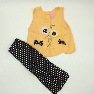 Yellow & Black Toddler Outfit